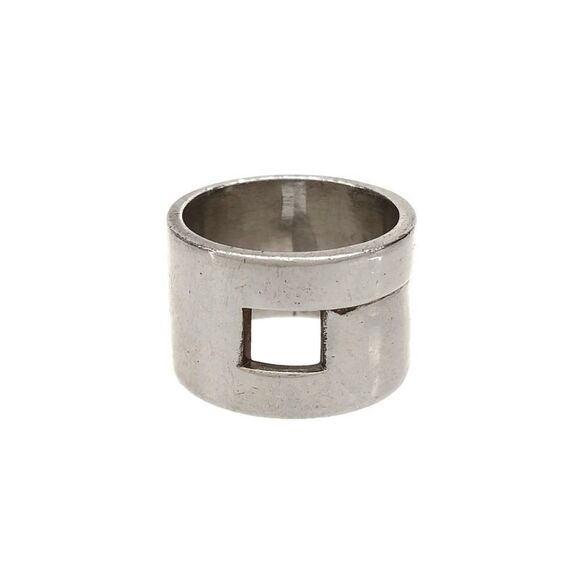 Gucci Jewelry - Gucci Square Cut Silver Ring Silver About Size 14